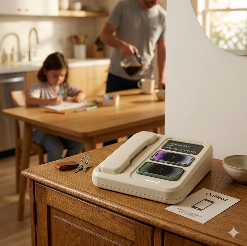 OnHold wireless handset