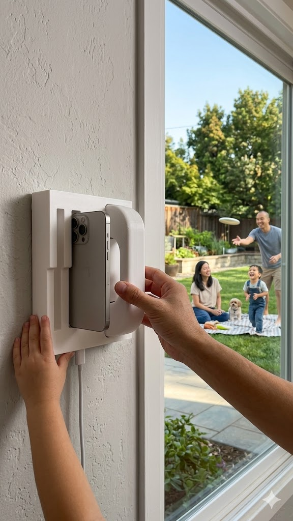 Stay connected via wireless handset